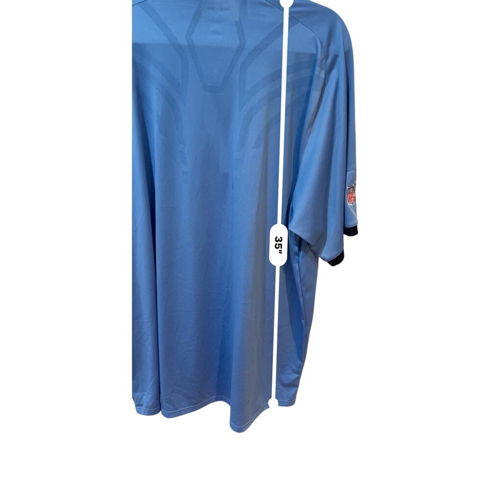 RBX Tennessee Titans Men’s 2XL Blue Zip Front Shirt Official NFL Licensed - Picture 7 of 8